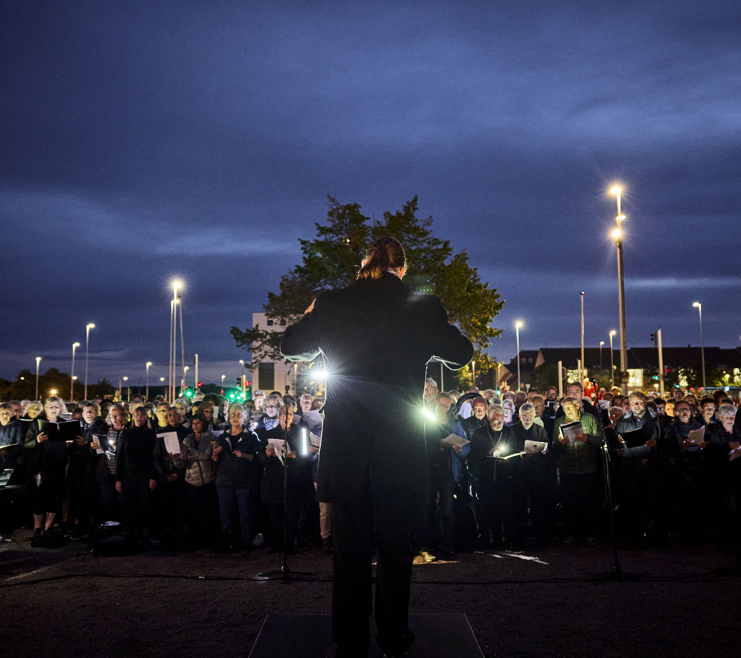Korkoncert på havnen